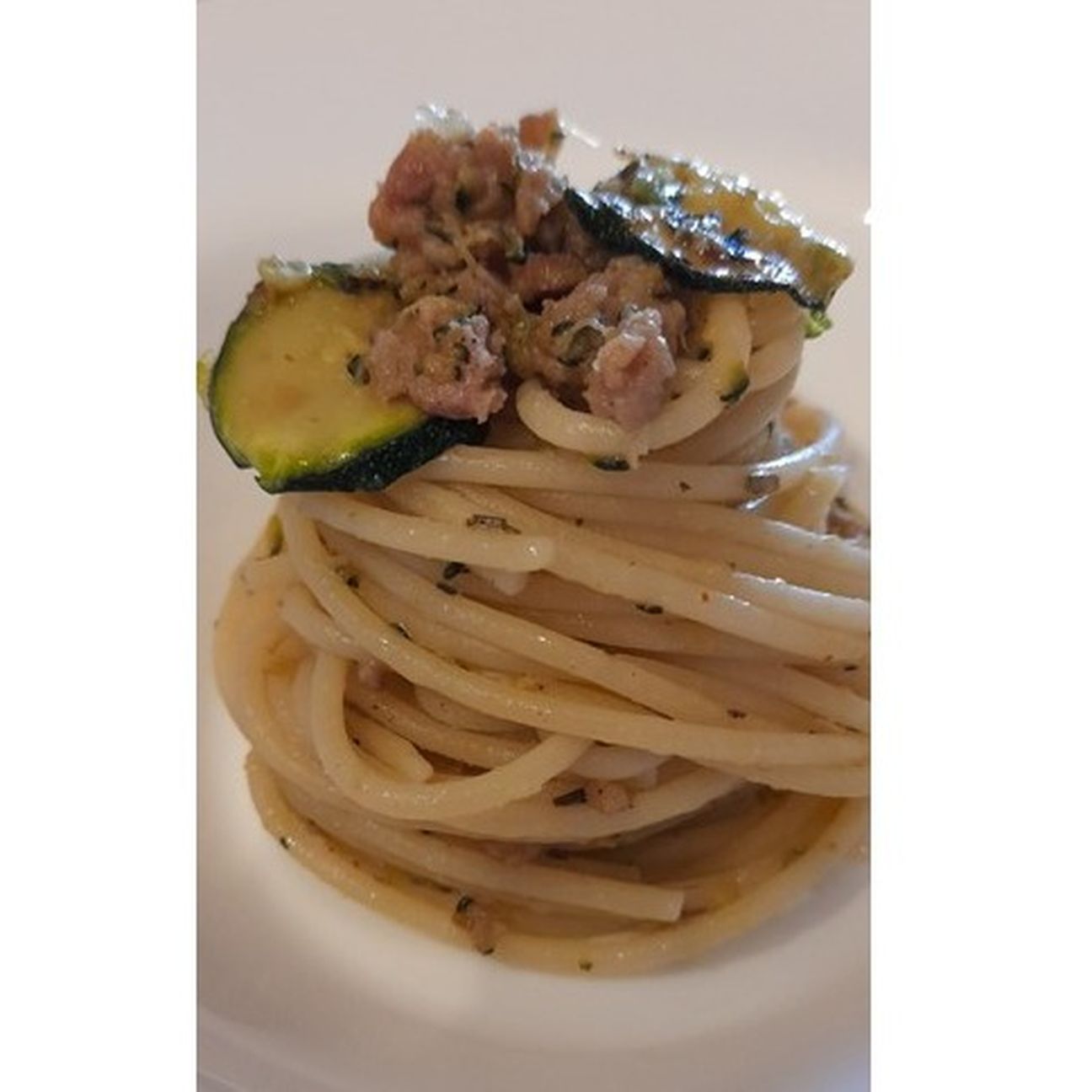 Spaghetti Zucchine E Salsicce @isaporidellamore