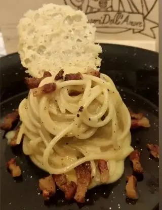 Ricetta Spaghetti Alla Carbonara con Cialda di Pecorino Croccante❤️ di isaporidellamore