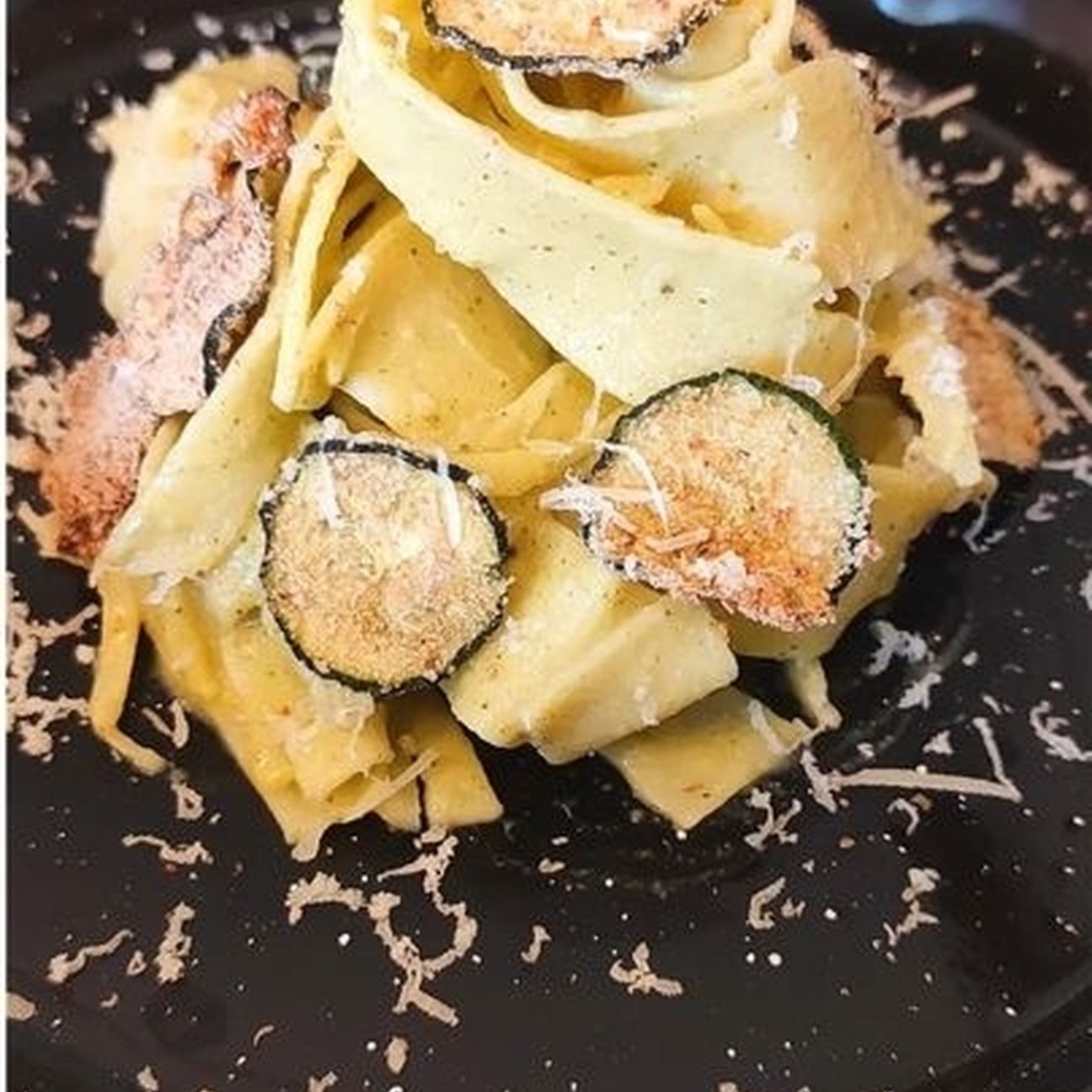 Fettuccine in crema di Zucchine❤️