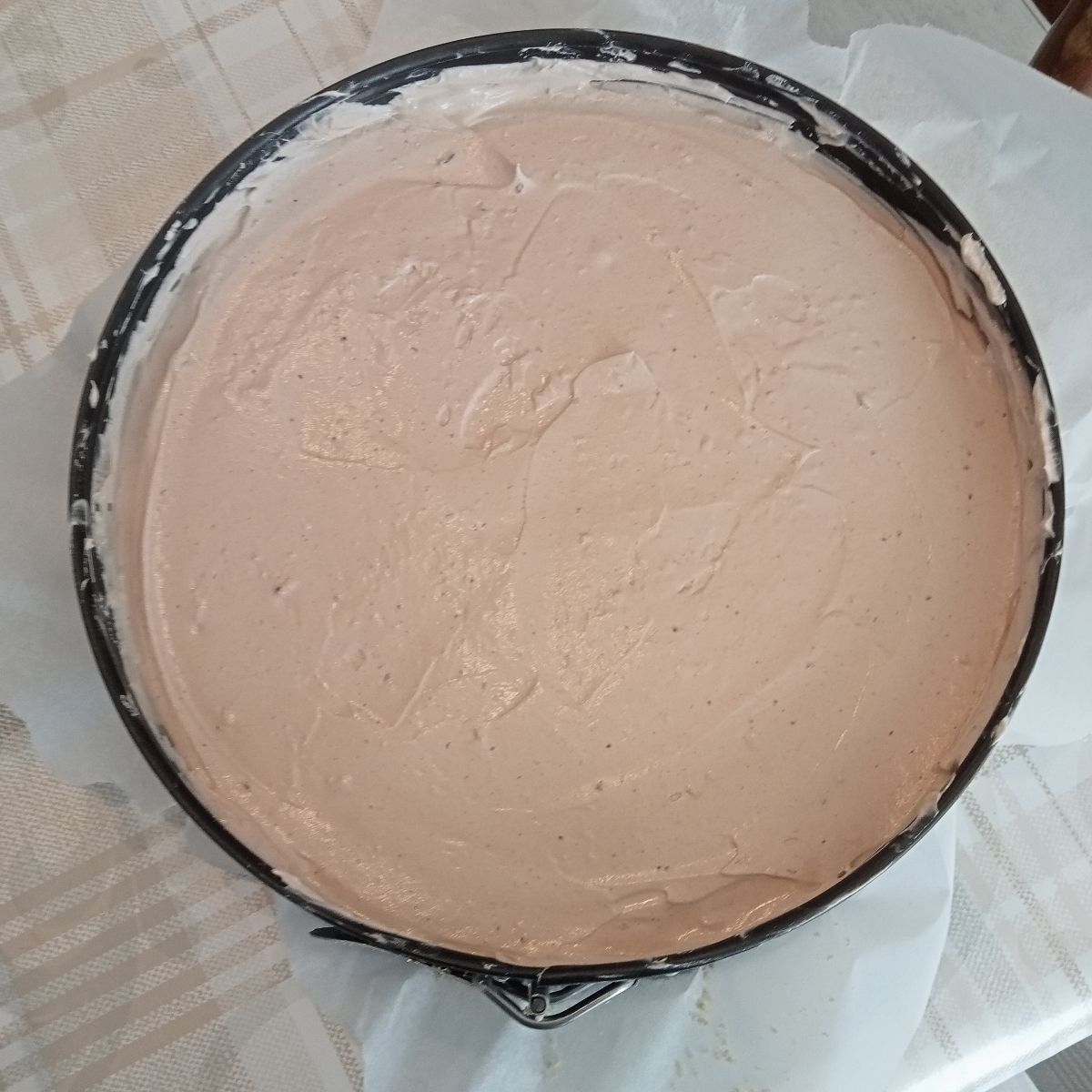 Cheesecake al cioccolato e yugurt al caffè