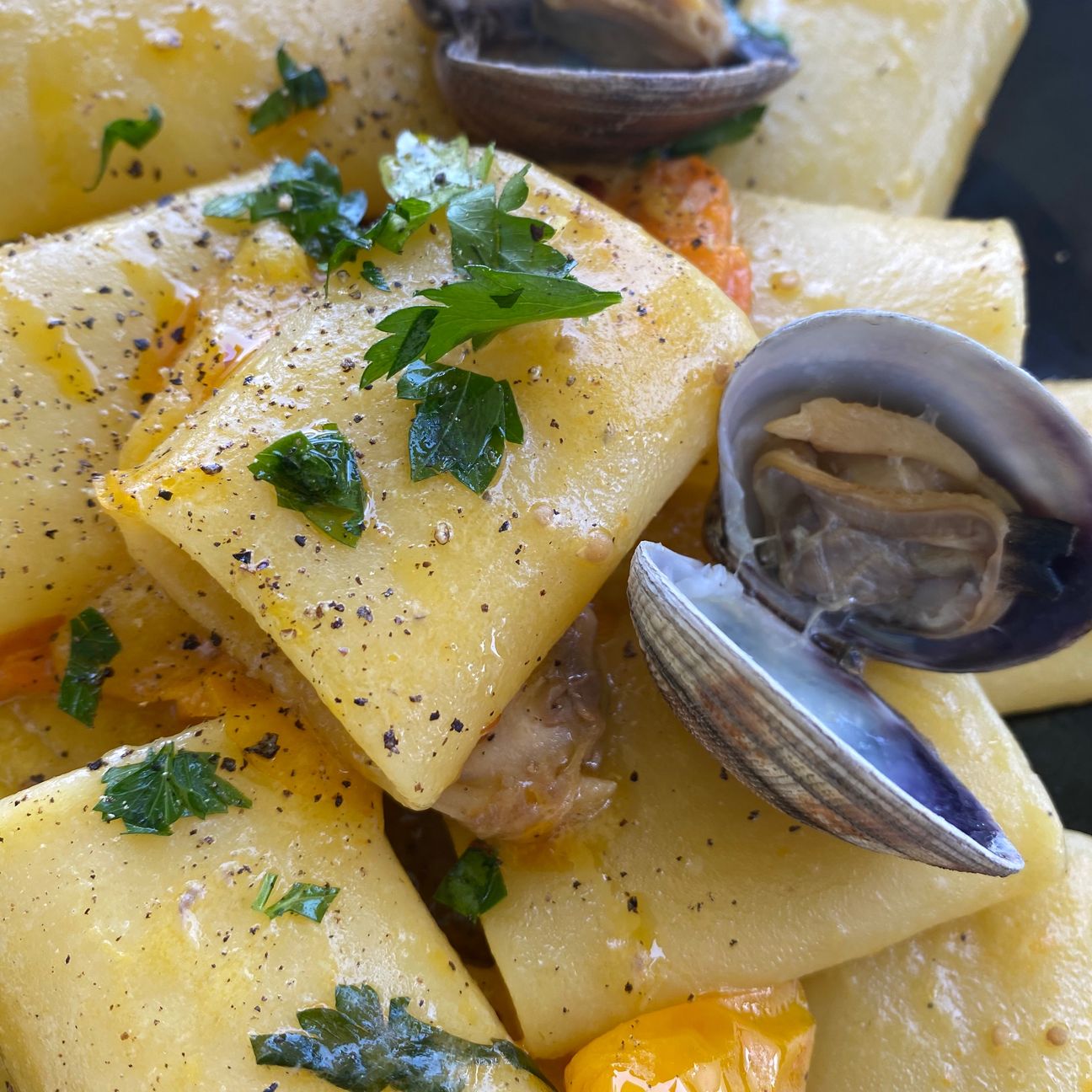 Pacchero con le vongole