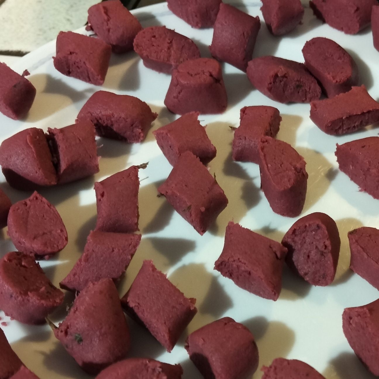 Gnocchi alla Barbabietola con farina di piselli!