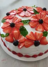 Ricetta Torta fragole e fiori