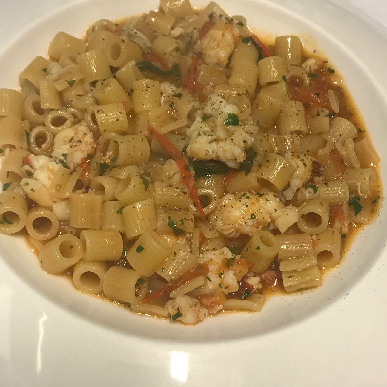 Ditaloni risottati con astice