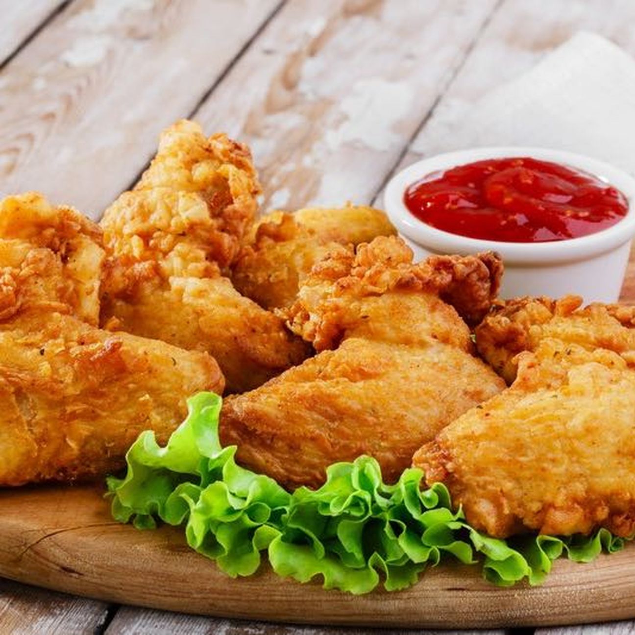 Ali di pollo fritte