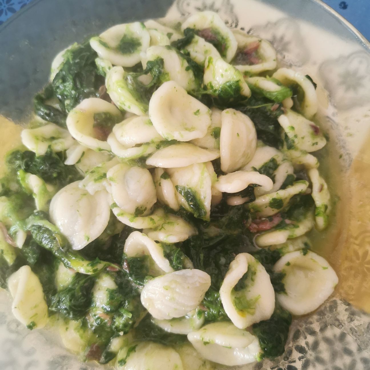 Orecchiette con cime di rape barese