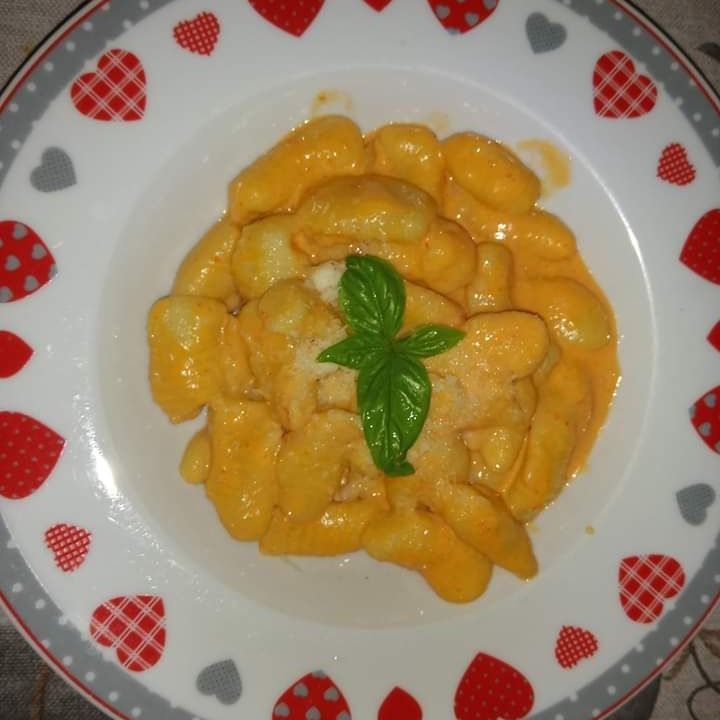 Gnocchi alla crema di peperoni