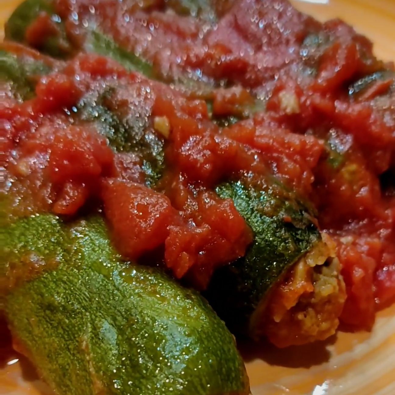 ZUCCHINE RIPIENE CON LA CARNE 🤗