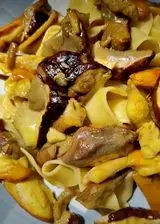 Ricetta PAPPARDELLE CON OVOLI E FUNGHI PORCINI