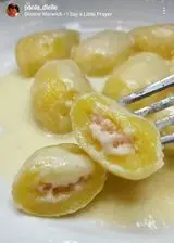 Ricetta GNOCCHI RIPIENI DI MOZZARELLA E PROSCIUTTO COTTO