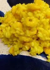 Ricetta RISOTTO ALLO ZAFFERANO CON GAMBERI AL BRANDY