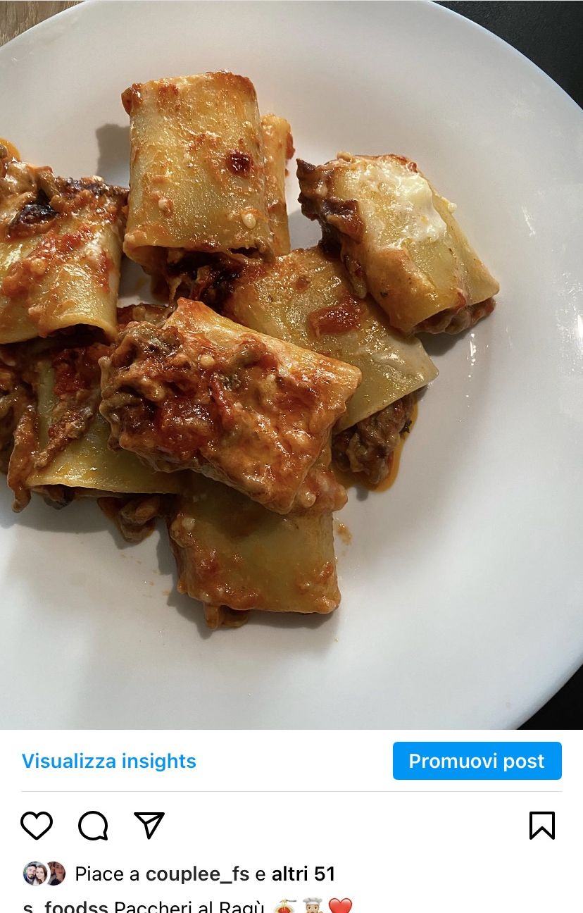 Paccheri al ragù