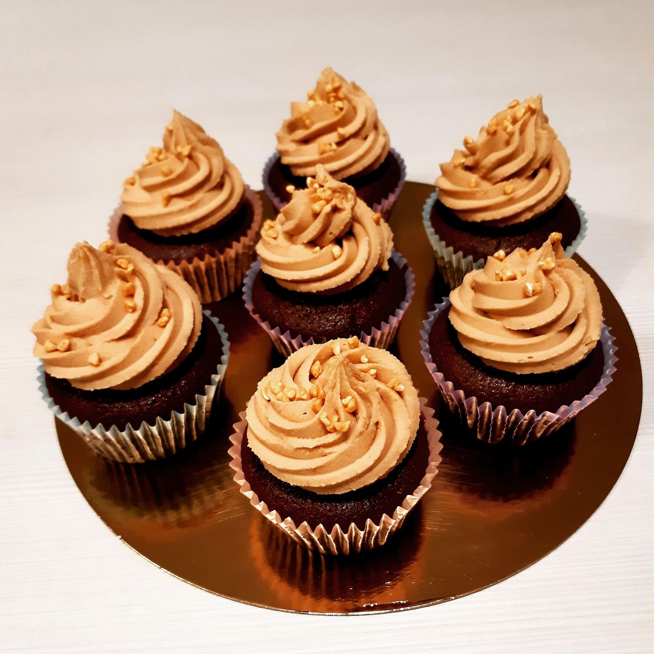 Cupcakes cioccolato e caramello mou