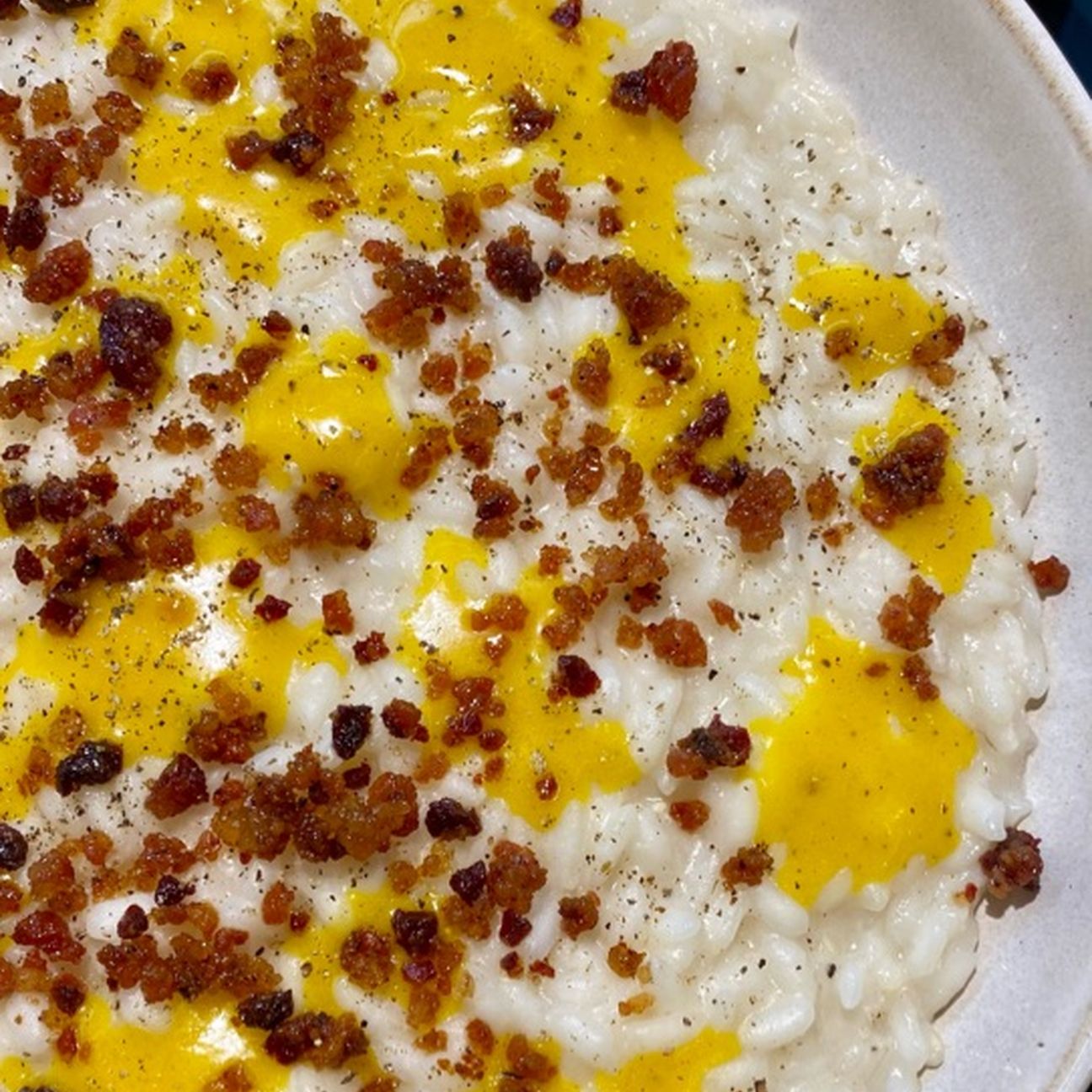 Risotto alla carbonara