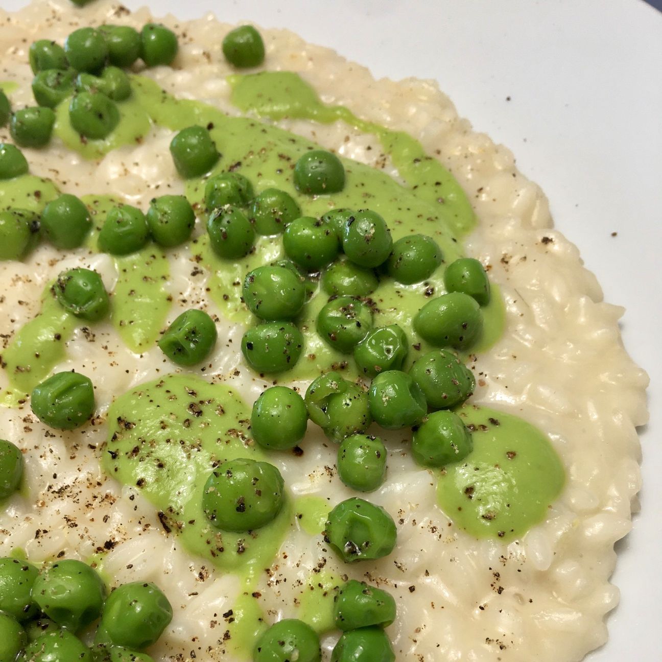 Risotto carnaroli ai piselli