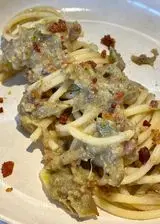 Ricetta Bucatini ai carciofi e guanciale