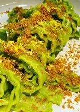 Ricetta Manfredine croccanti al limone e pesto di rucola