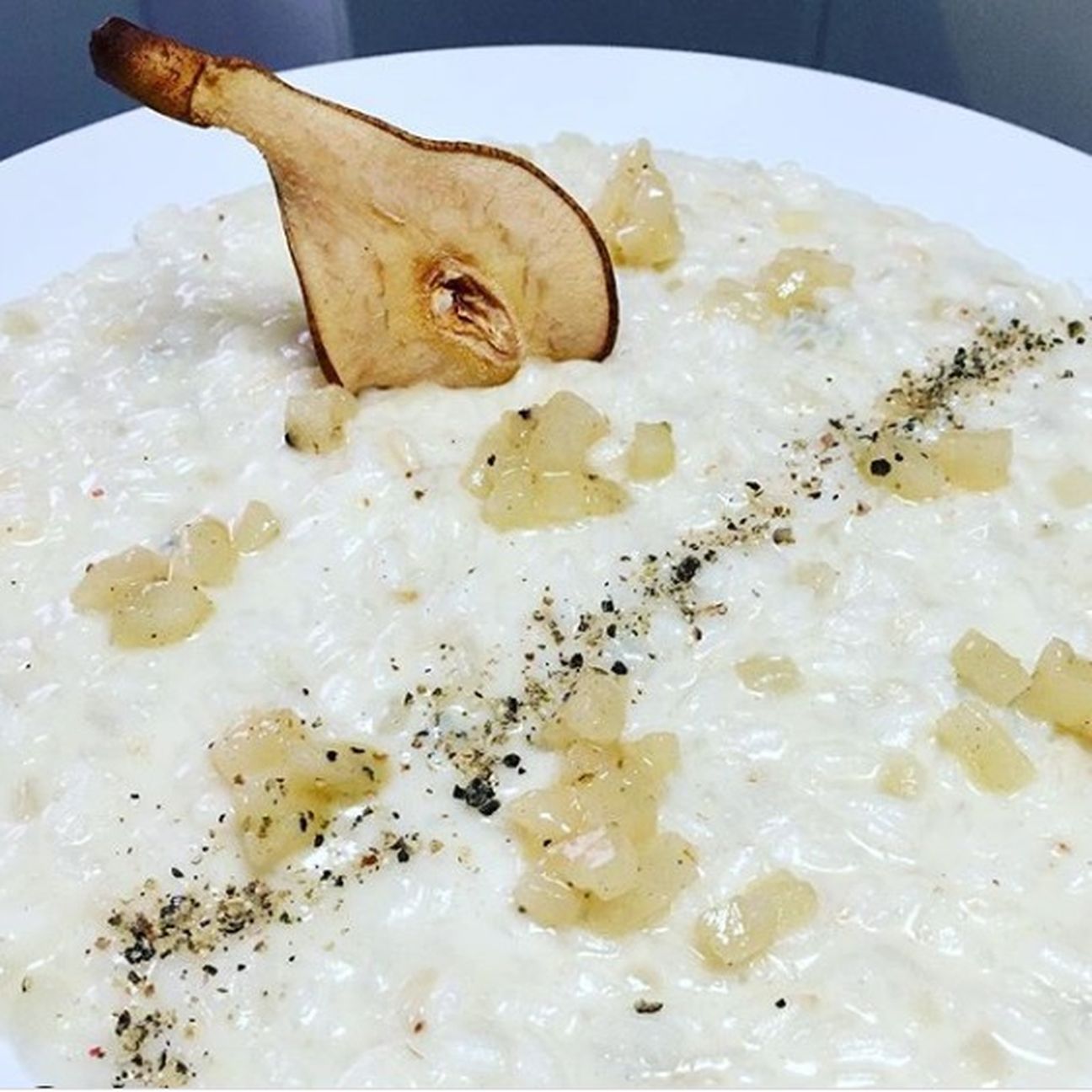 Risotto pere e gorgonzola