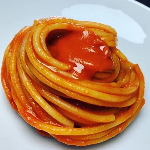 Spaghettone alla crema di San Marzano