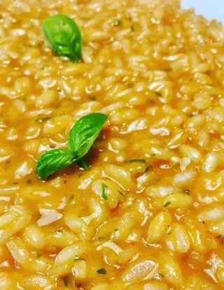 Ricetta Risotto carnaroli alla salsa di pomodoro al basilico e parmigiano reggiano 36 mesi di lucasfoodandkitchen