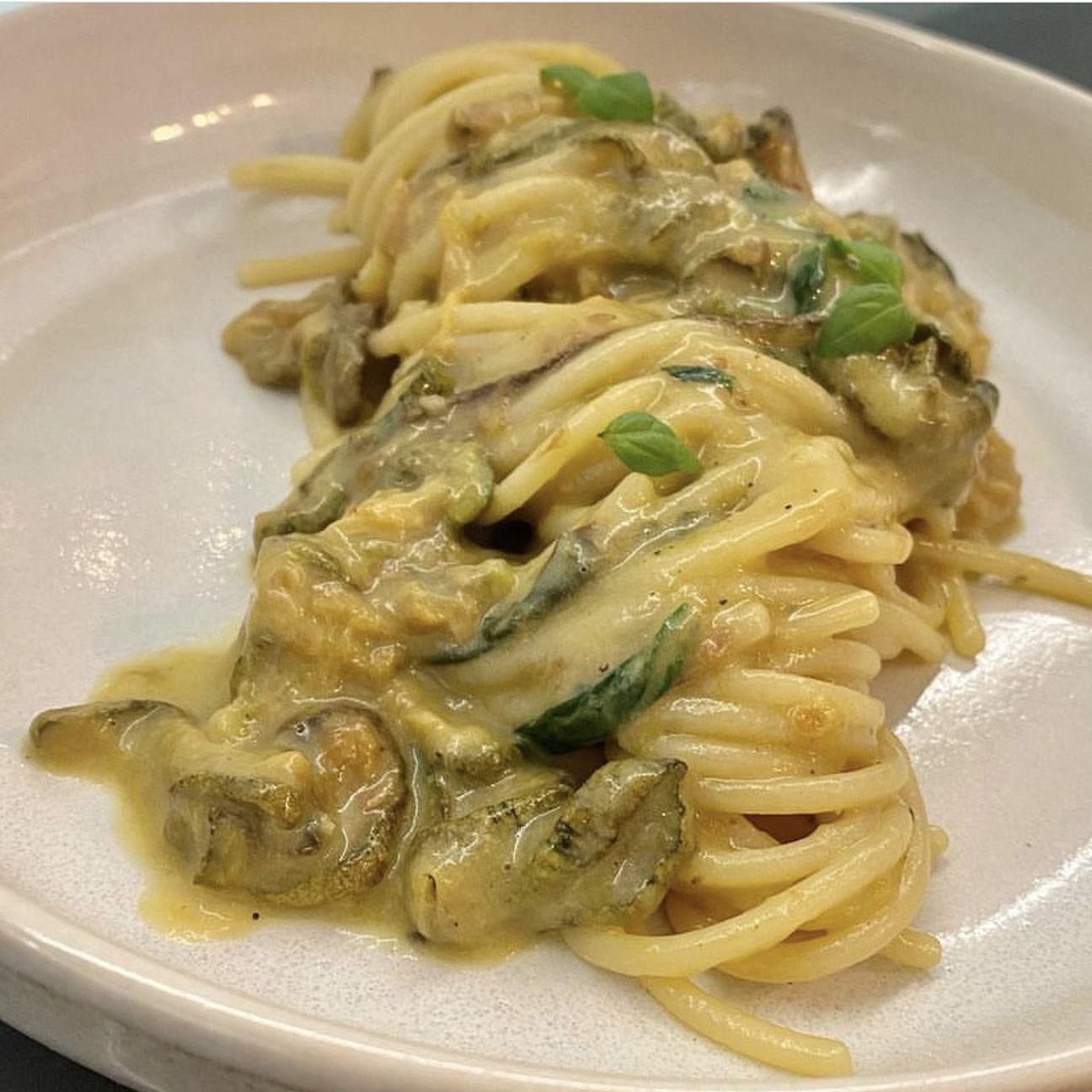 Spaghettone alla nerano