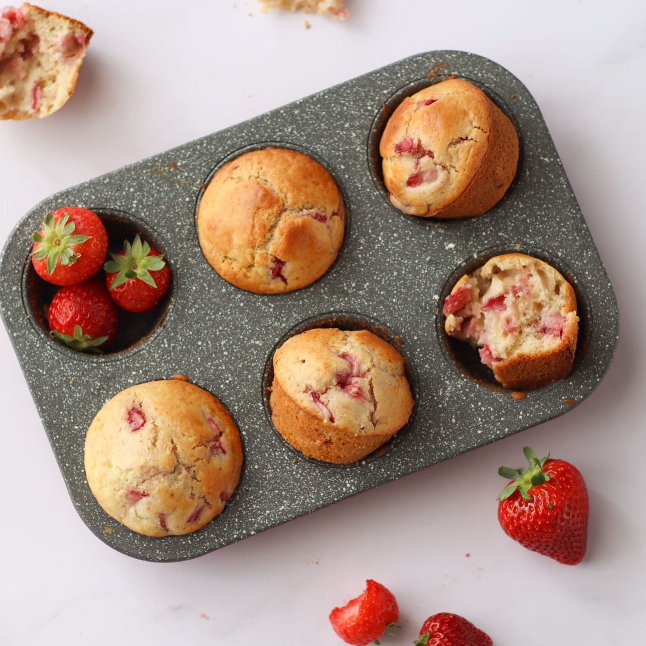 Muffin alle fragole