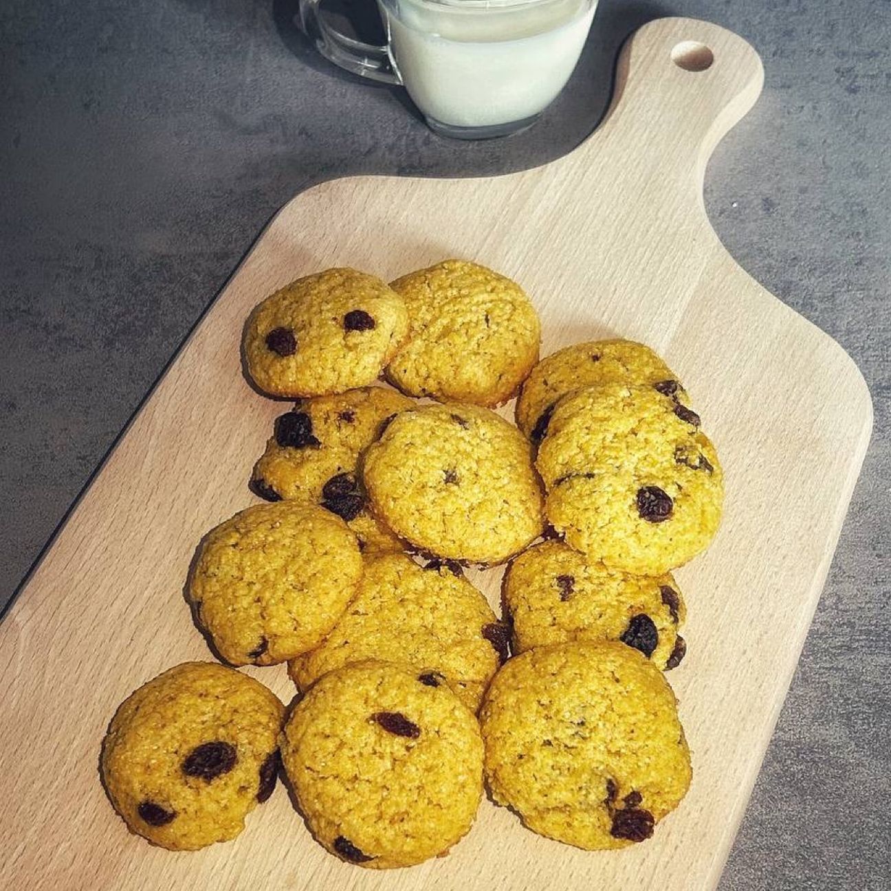 Biscotti rustici uvetta e farina di mais