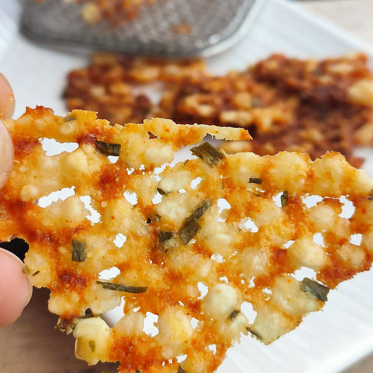 Chips di fiocchi di latte