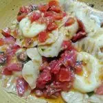 Ricetta Ravioli di burrata con pomodorini