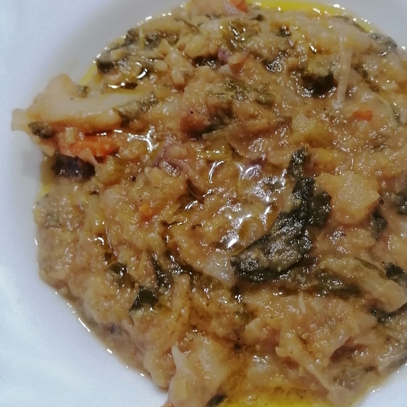 Zuppa con farina di mais