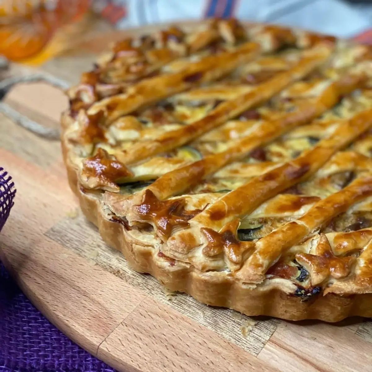 torta salata zucchine e pancetta