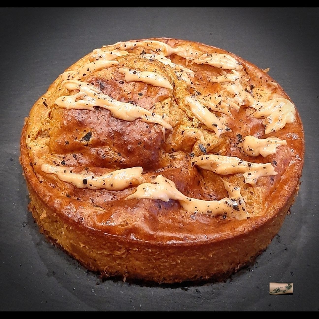 Choco Crispy Fluffy Cake al Caramello Salato