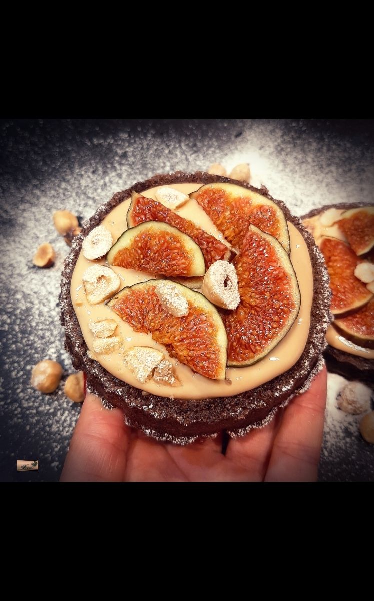 Crostatine Morbide Cacao, Nocciola e Fichi
