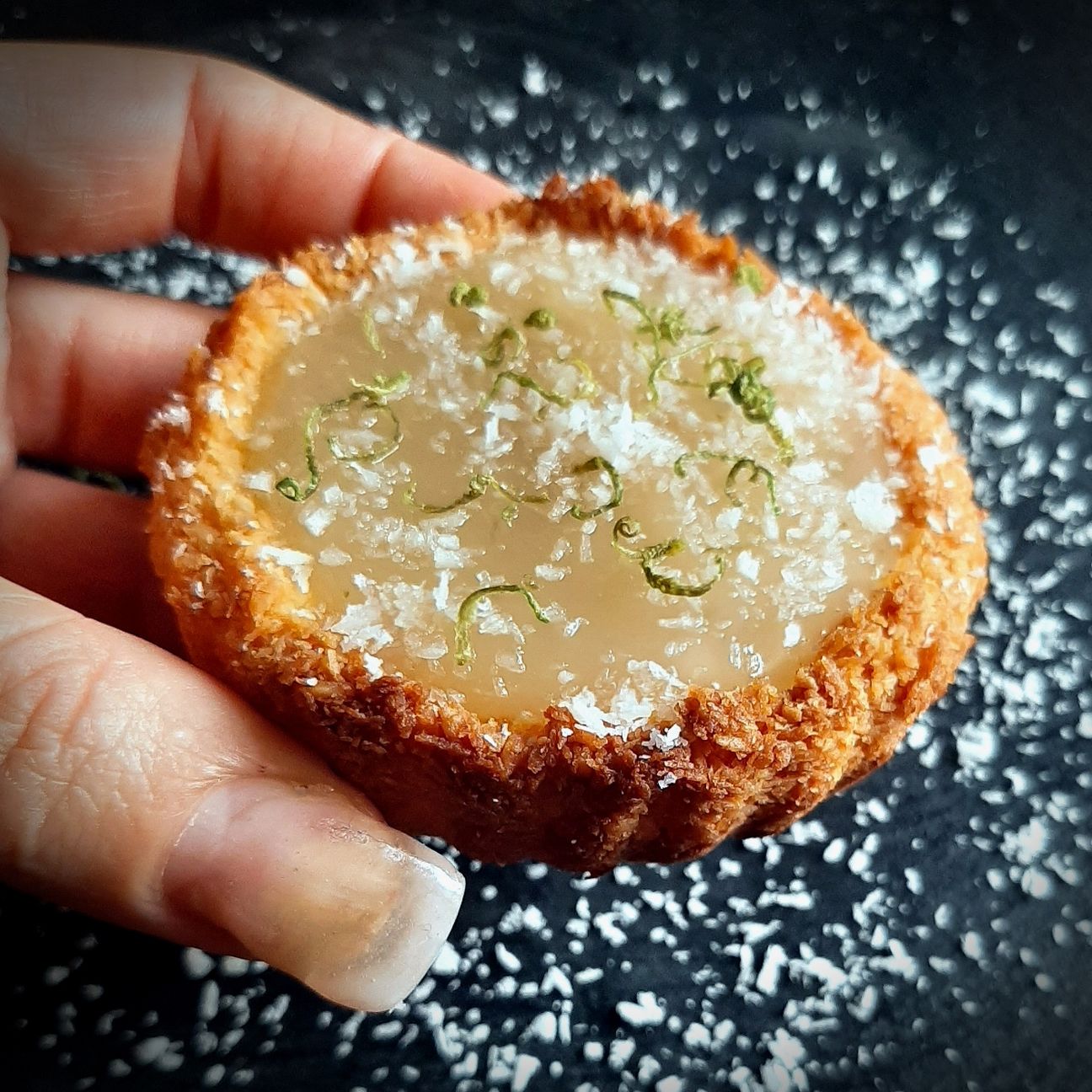 Tartellette Cocco e Lime