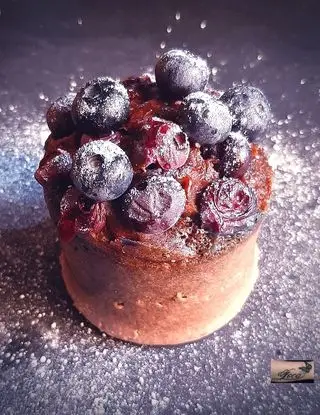 Ricetta Tortina Cacao e Mirtilli di Loca