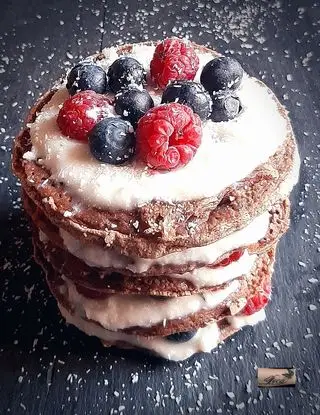 Ricetta Choco Pancake Cocco e Frutti di Bosco di Loca