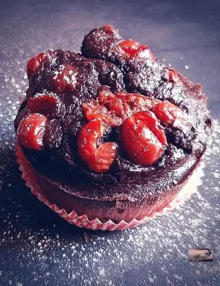 Ricetta Muffin Cacao e Amarene di Loca