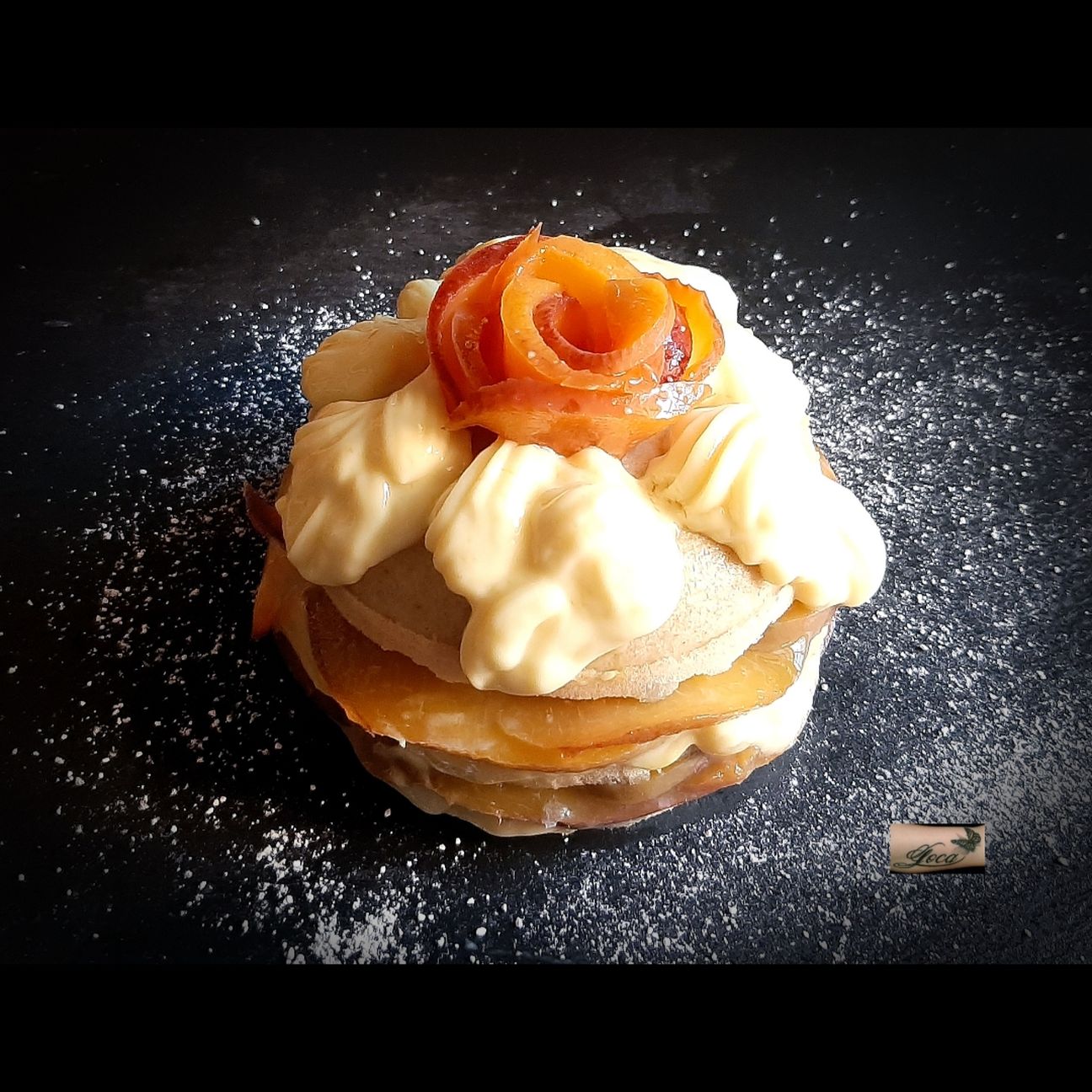 Torta Pesca e Vaniglia