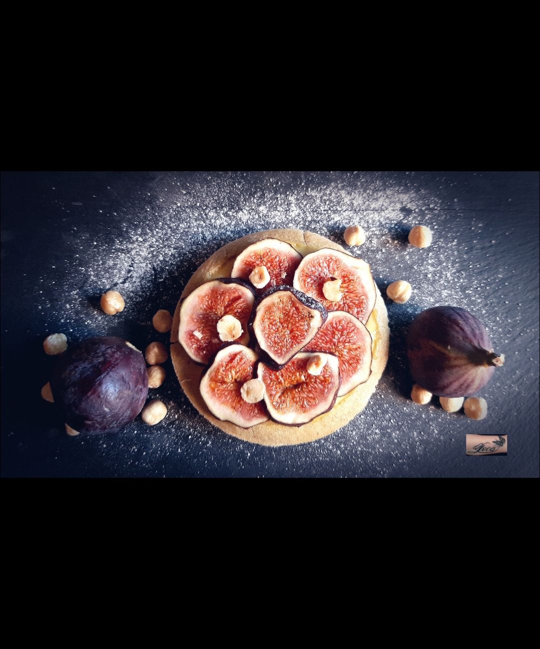 Tortina Nocciole, Vaniglia e Fichi