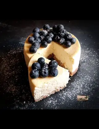 Ricetta Cheesecake Mango e Mirtilli di Loca