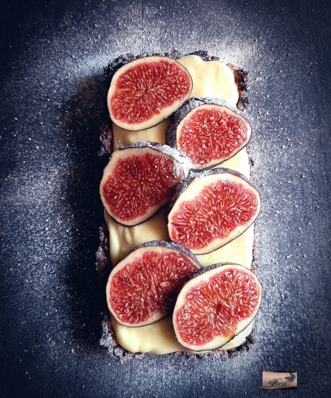 Crostata Arachidi, Vaniglia e Fichi
