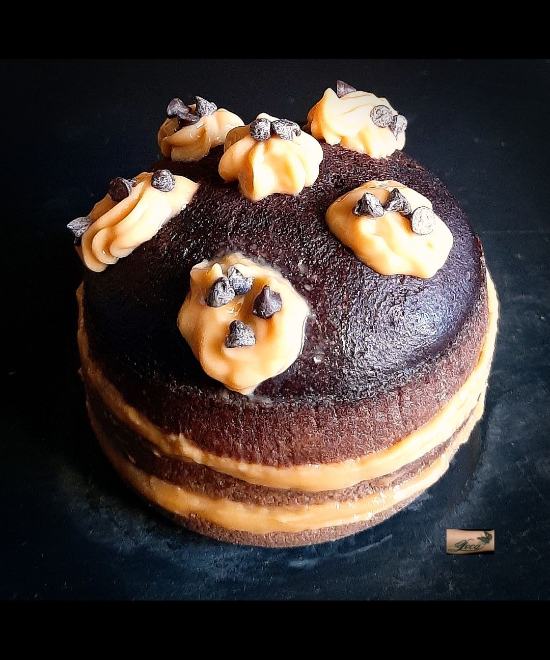 Tortina Cacao e Caramello