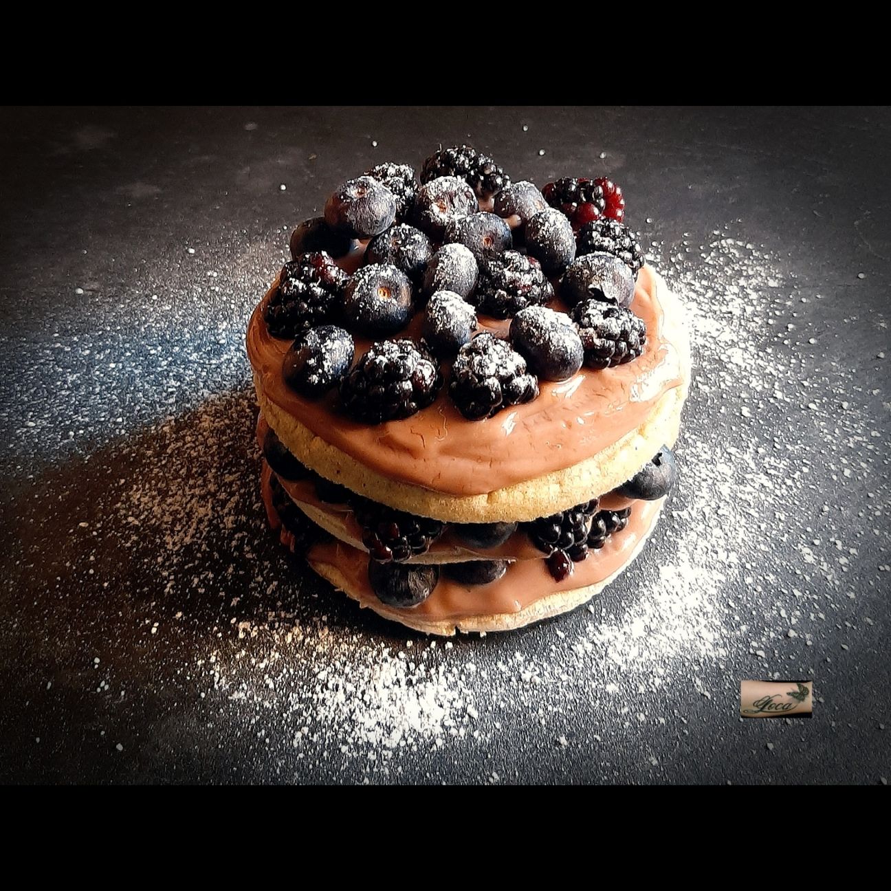 Choco Nut Pancake Arachidi e Frutti Neri