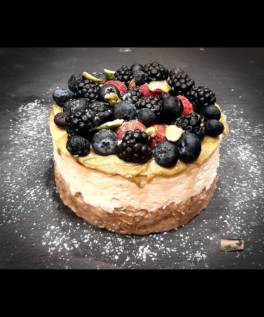 Cheesecake Pistacchio e Frutti di Bosco