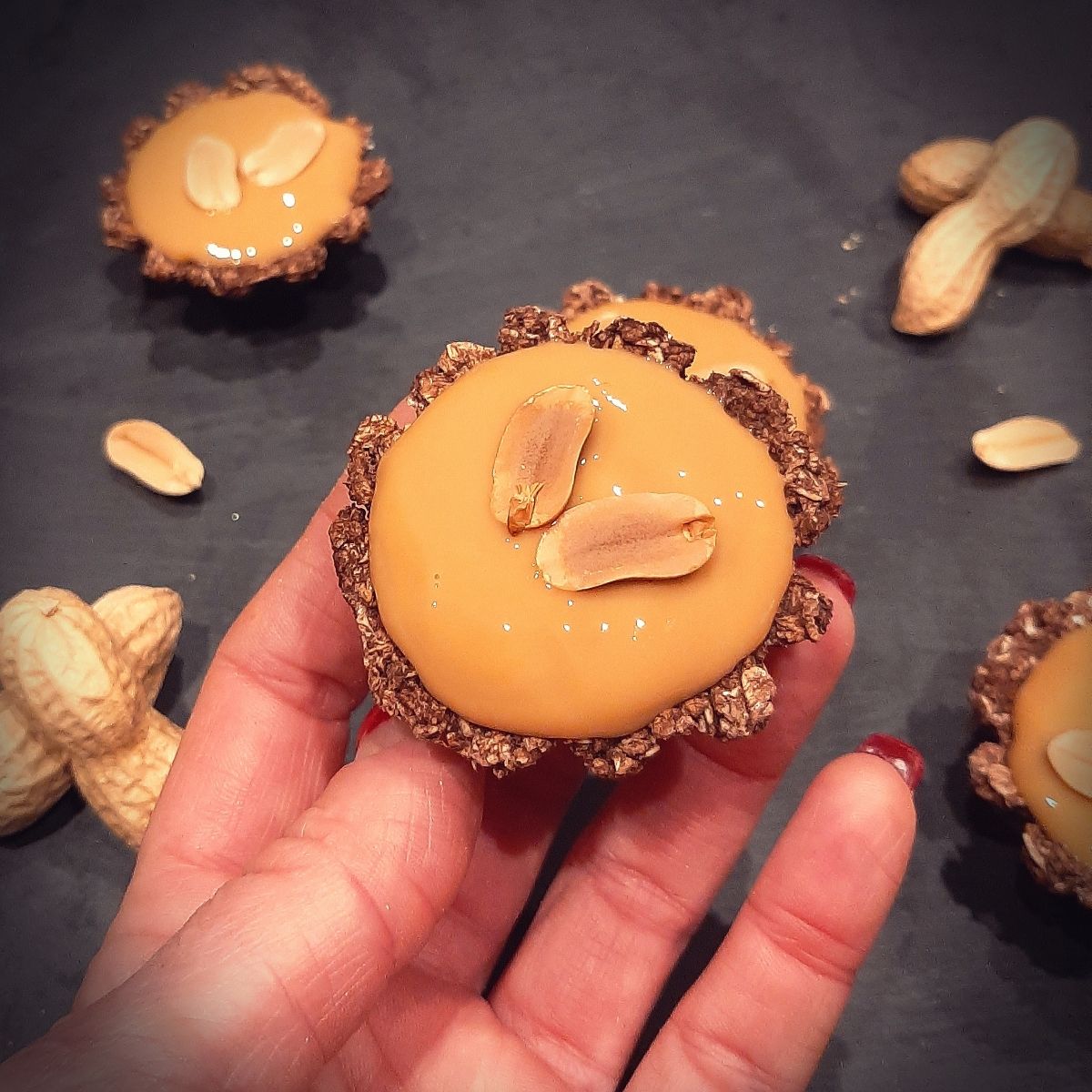 Mini Tartellette Cacao e Caramello