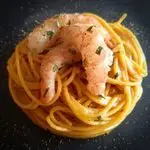 Ricetta Spaghetti Zafferano e Gamberi Argentini