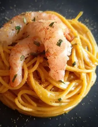 Ricetta Spaghetti Zafferano e Gamberi Argentini di Loca