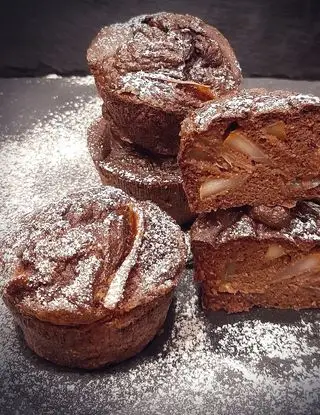 Ricetta Muffin Cioccolato e Pere di Loca