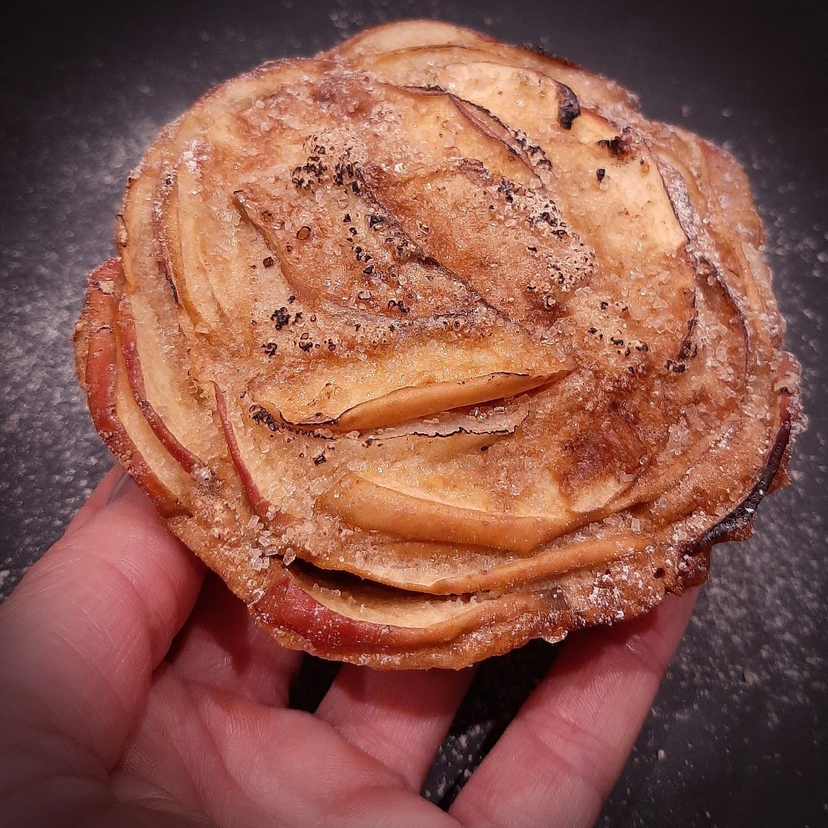 Crostatine Morbide alle Mele Caramellate