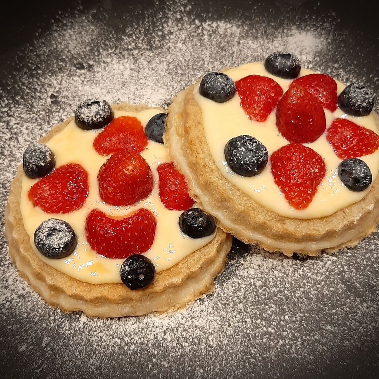 Crostatine Morbide Vaniglia e Frutta